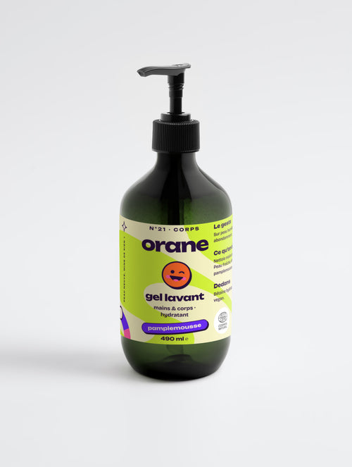 Gel lavant mains & corps, pamplemousse
