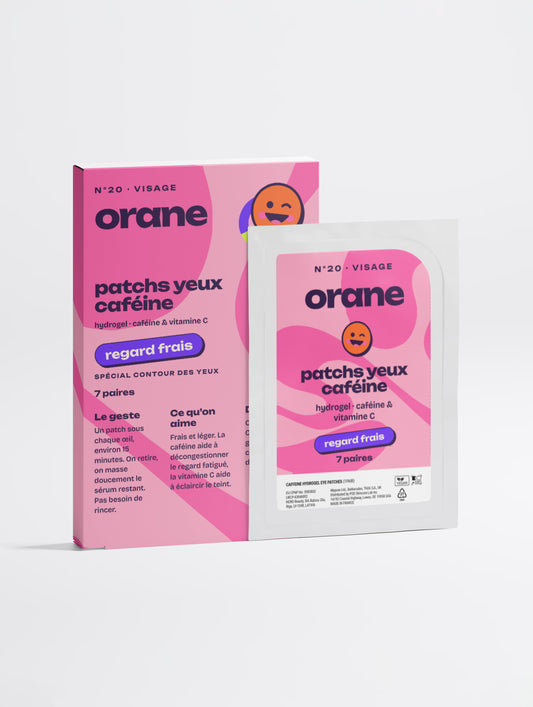 Patchs hydrogel énergisants pour les yeux